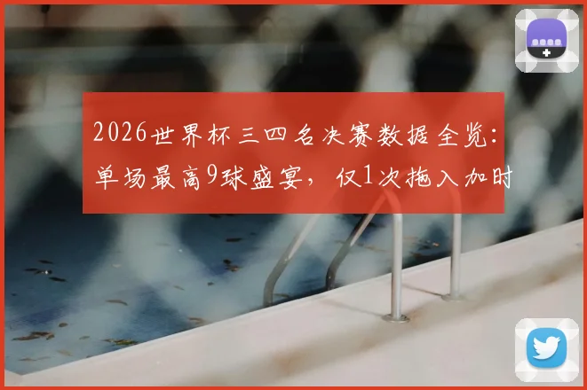 2026世界杯三四名决赛数据全览：单场最高9球盛宴，仅1次拖入加时，季军战经典回顾